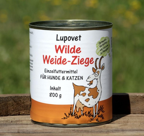 LupoVet Wilde Weide-Ziege 800g
